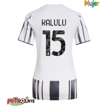 Camiseta Juventus Pierre Kalulu #15 Primera Equipación para mujer 2025-26 manga corta